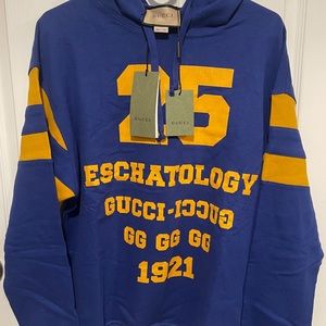 Unisex Gucci Blind for Love hoodie, Sz L. Oversized, relaxed, baggy fit.